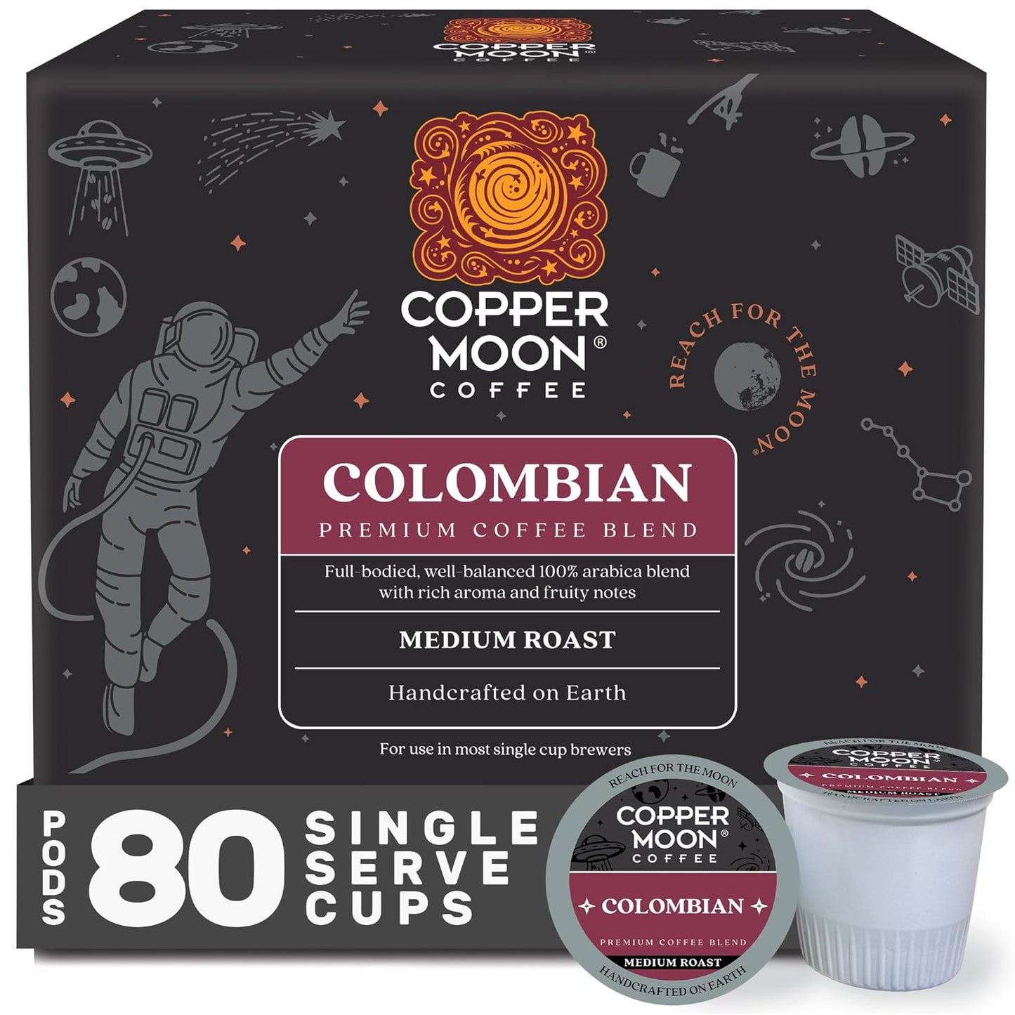 Copper Moon Single Serve Coffee Pods Variety Pack for Keurig K-Cup Brewers