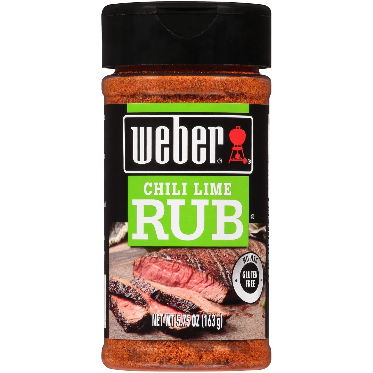 Weber Honey Garlic Rub, 6.25 oz, Gluten Free, Savory Seasoning for Pork or Chicken
