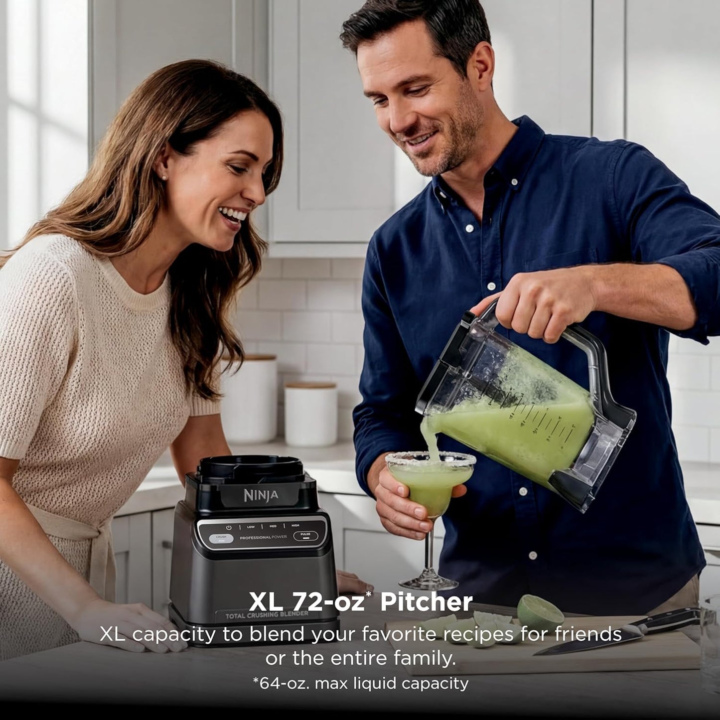 Ninja Professional Blender 2.0, 1200W, Auto-iQ, 72oz Pitcher, BR201AMZ | 1200W Total Crushing blades + Auto-iQ Crush program for smoothies & frozen drinks. 4 speeds. Dishwasher safe.