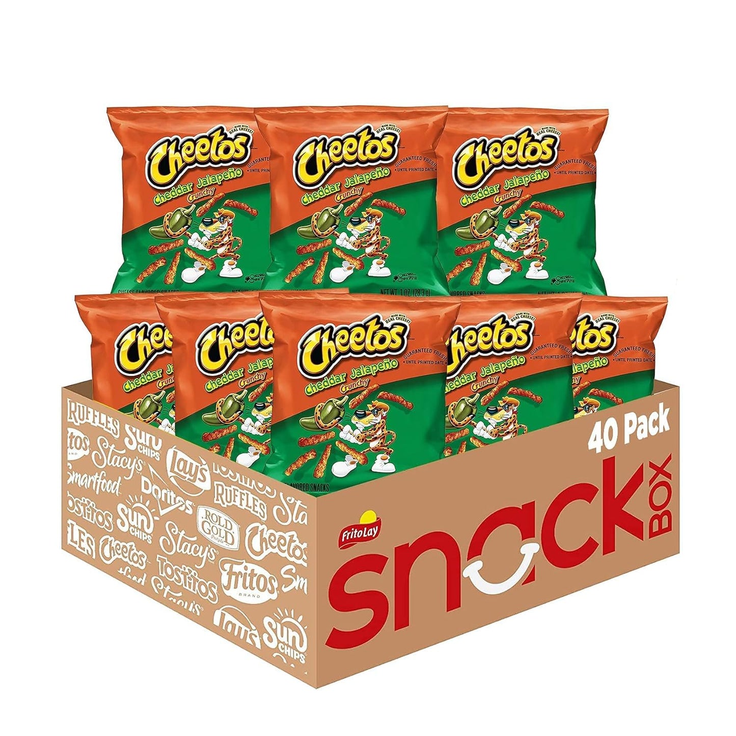 Cheetos Cheese Flavored Snacks Variety Pack 40 Count