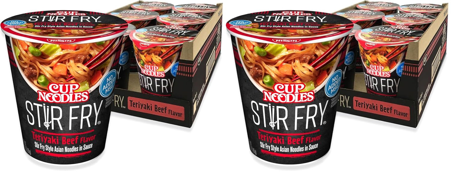 Nissin Cup Noodles Protein Ramen Chicken Flavor with Bone Broth 16g Protein 6 Pack