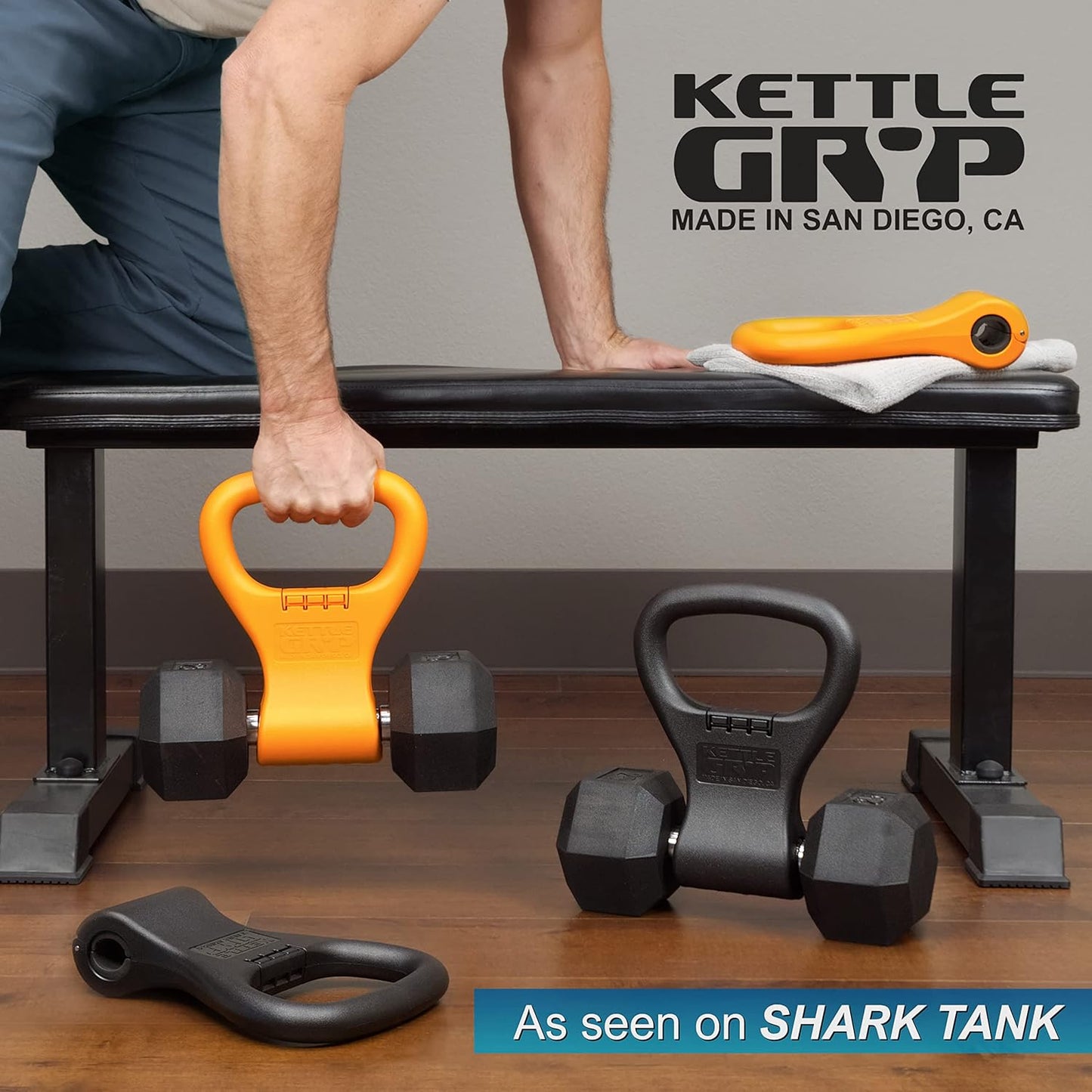 Kettle Gryp - Dumbbell to Kettlebell Converter - Made in USA