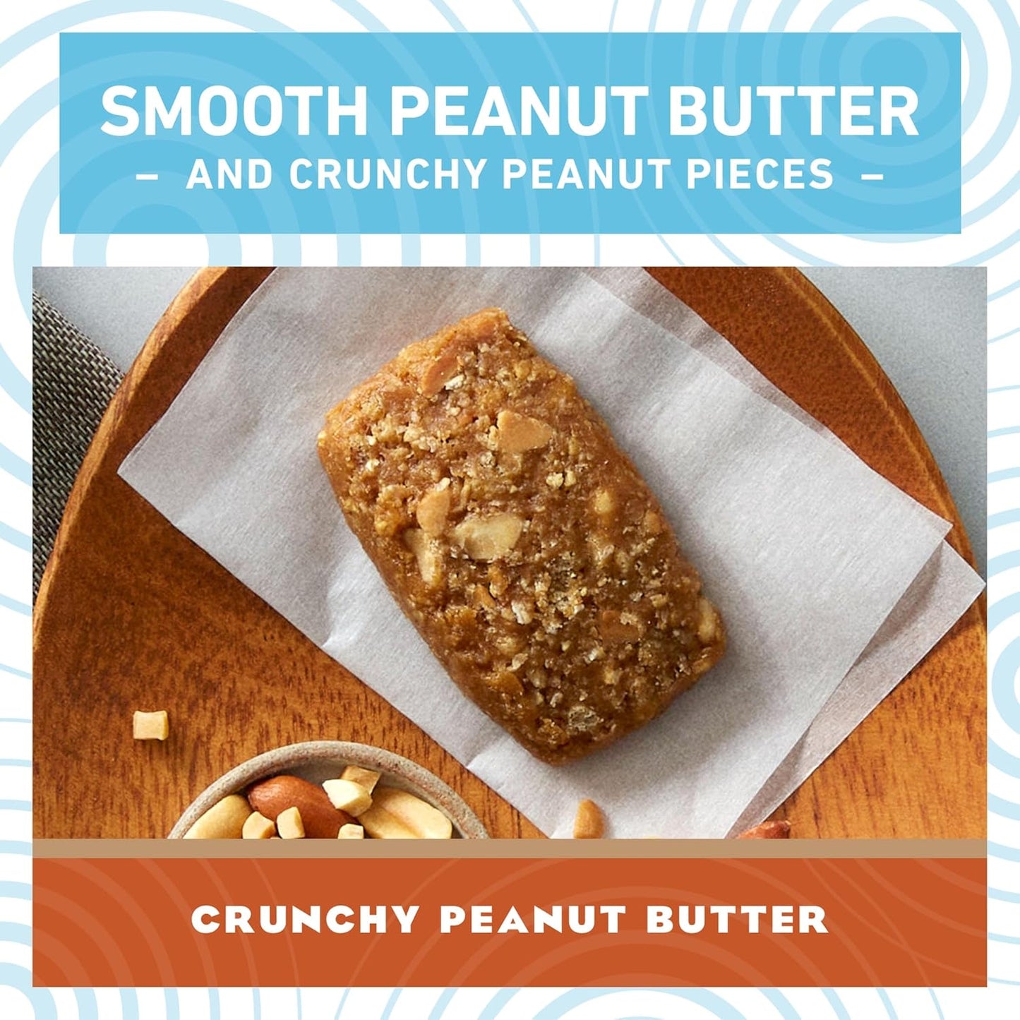 CLIF BAR Minis - Crunchy Peanut Butter - 20 Pack - 0.99 oz - Non-GMO - Plant Based