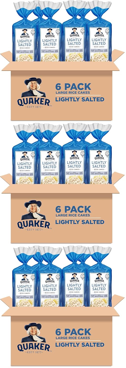 Quaker Gluten Free Large Rice Cakes Variety Pack