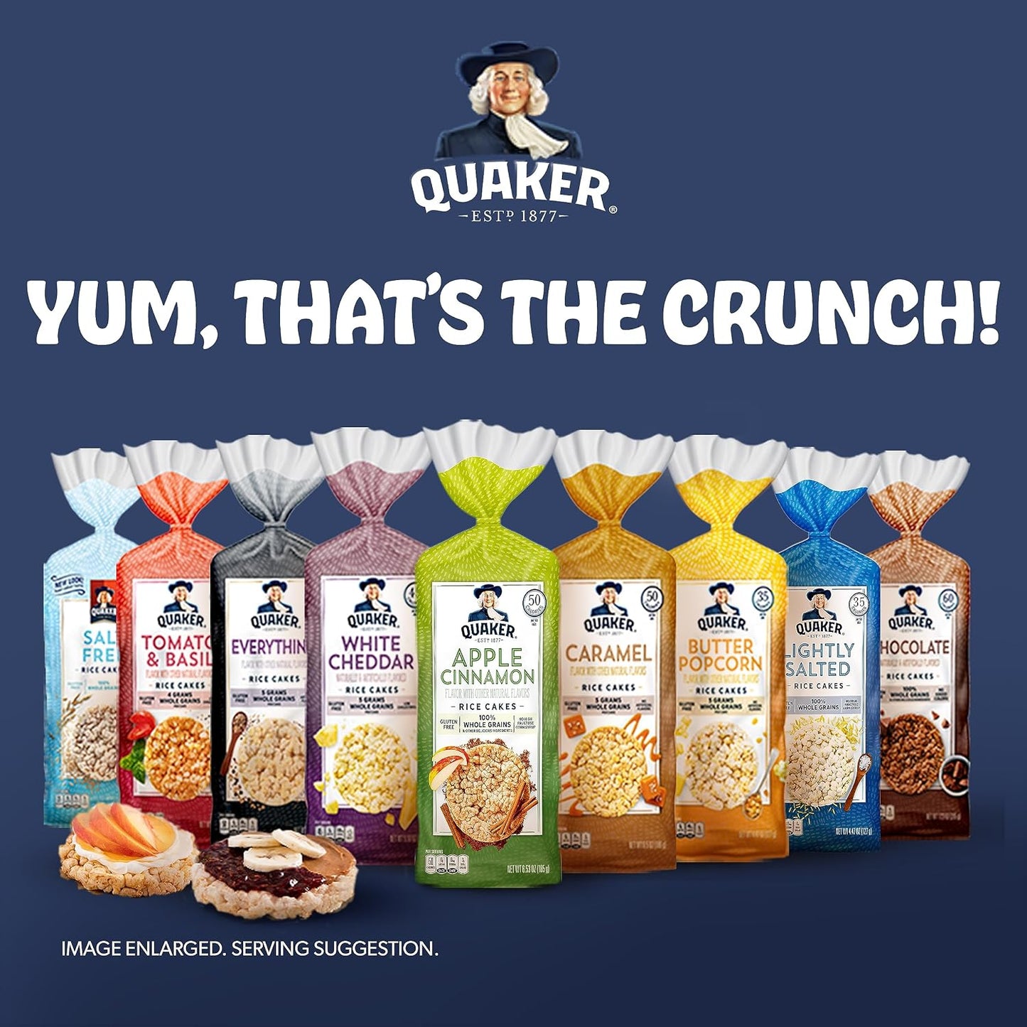 Quaker Gluten Free Large Rice Cakes Variety Pack