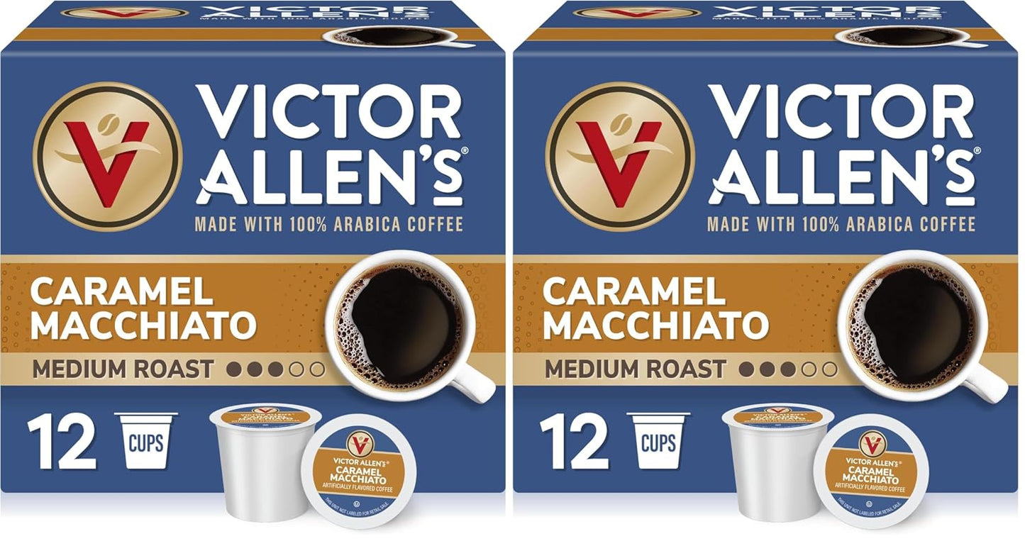 Victor Allen's Hazelnut Flavored Single Serve Coffee Pods for Keurig K-Cup Brewers, 80 Count, Medium Roast