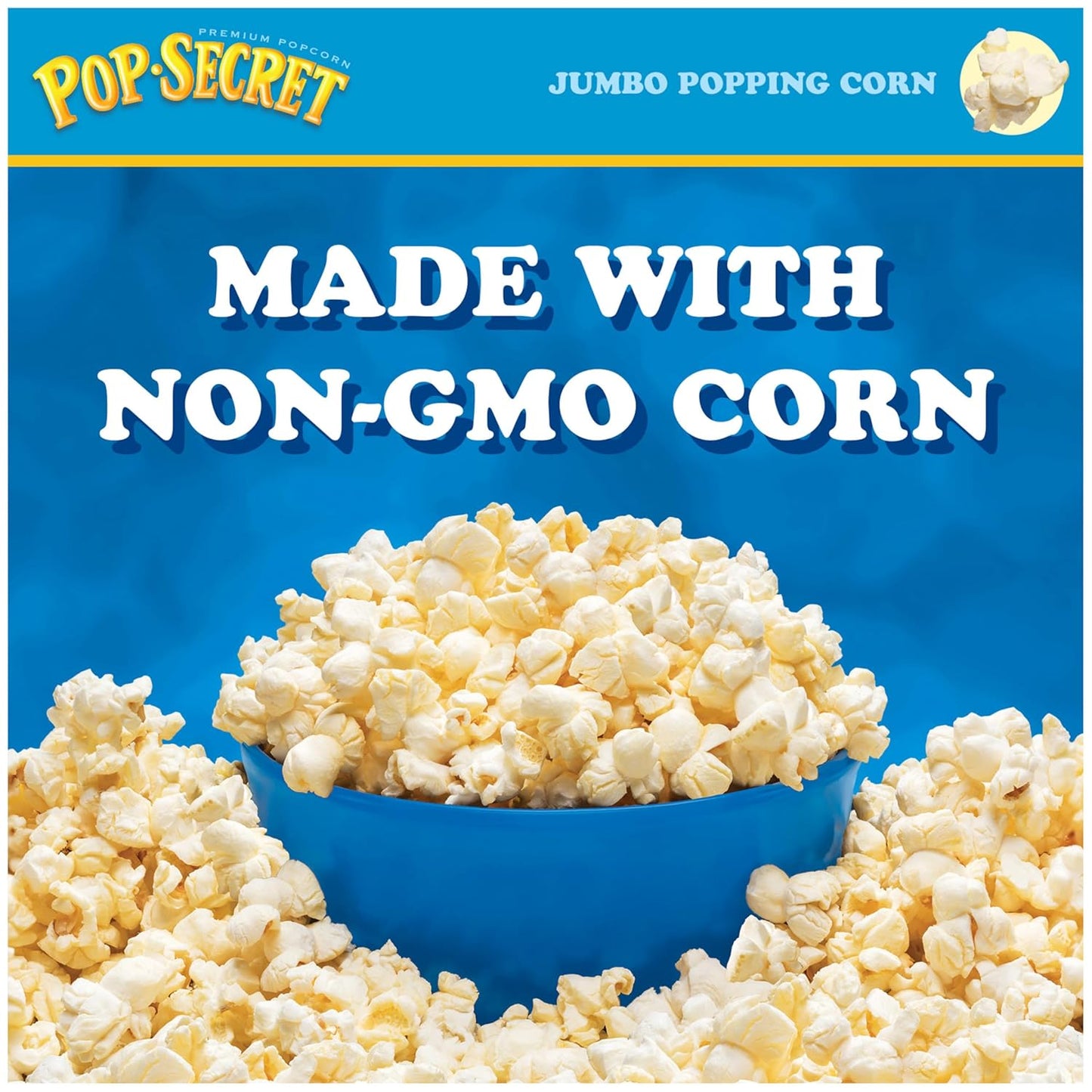Pop Secret Jumbo Popcorn Kernels in a 30 Oz Jar