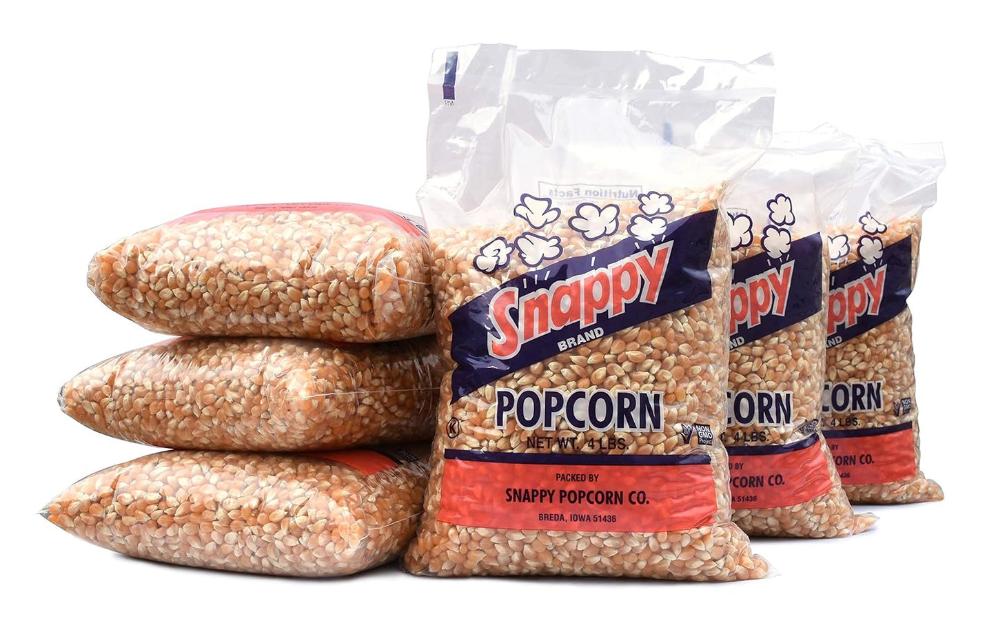 Yellow Popcorn Kernels for Popping, Non-GMO Whole Grain, 12.5 lb Bulk Bag