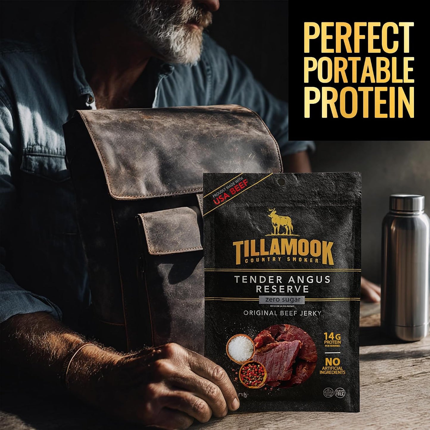 Tillamook Country Smoker Tender Angus Reserve Original Beef Jerky 6 oz
