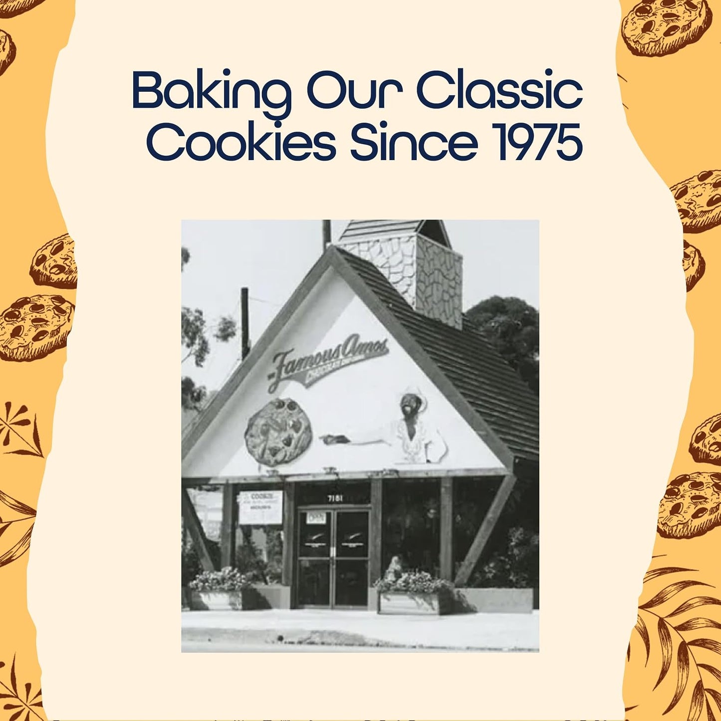Famous Amos Original Recipe Chocolate Chip Cookies, 30 Pack Box, 30 oz