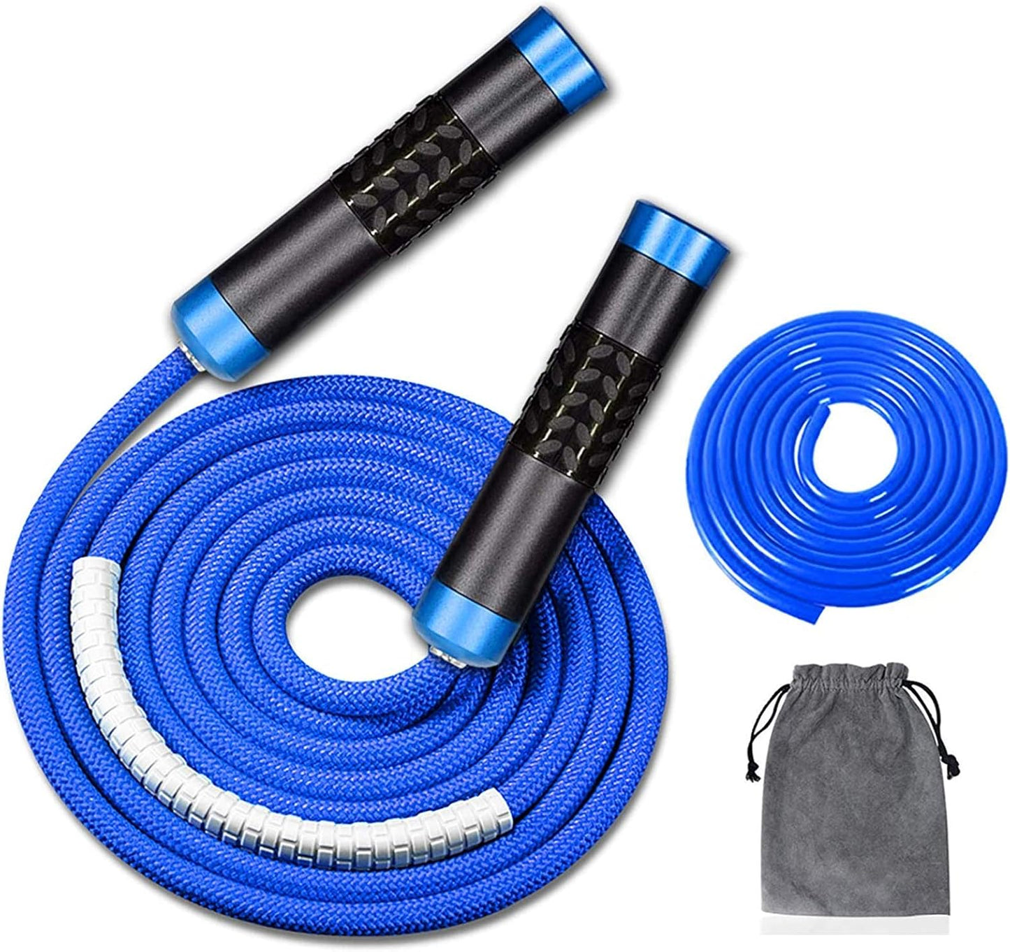 Redify Weighted Jump Rope for Workout Fitness (1LB), Tangle-Free Ball Bearing Rope