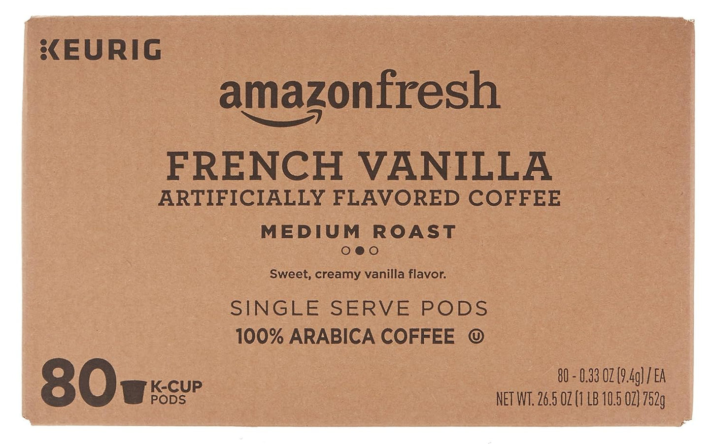 AmazonFresh 80 Ct K-Cups Colombia Medium Roast Keurig Compatible