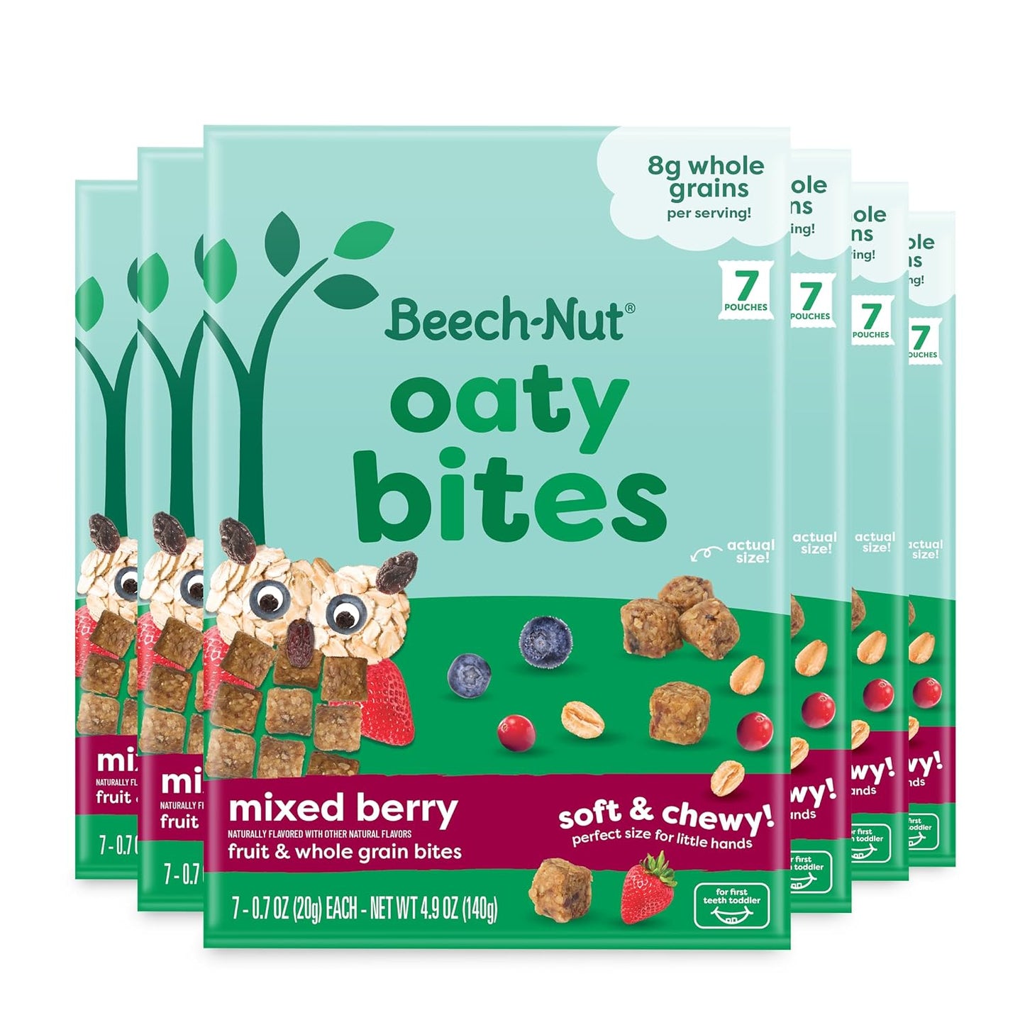 Beech-Nut Toddler Snacks Oaty Bars Granola Bars for Babies Toddlers