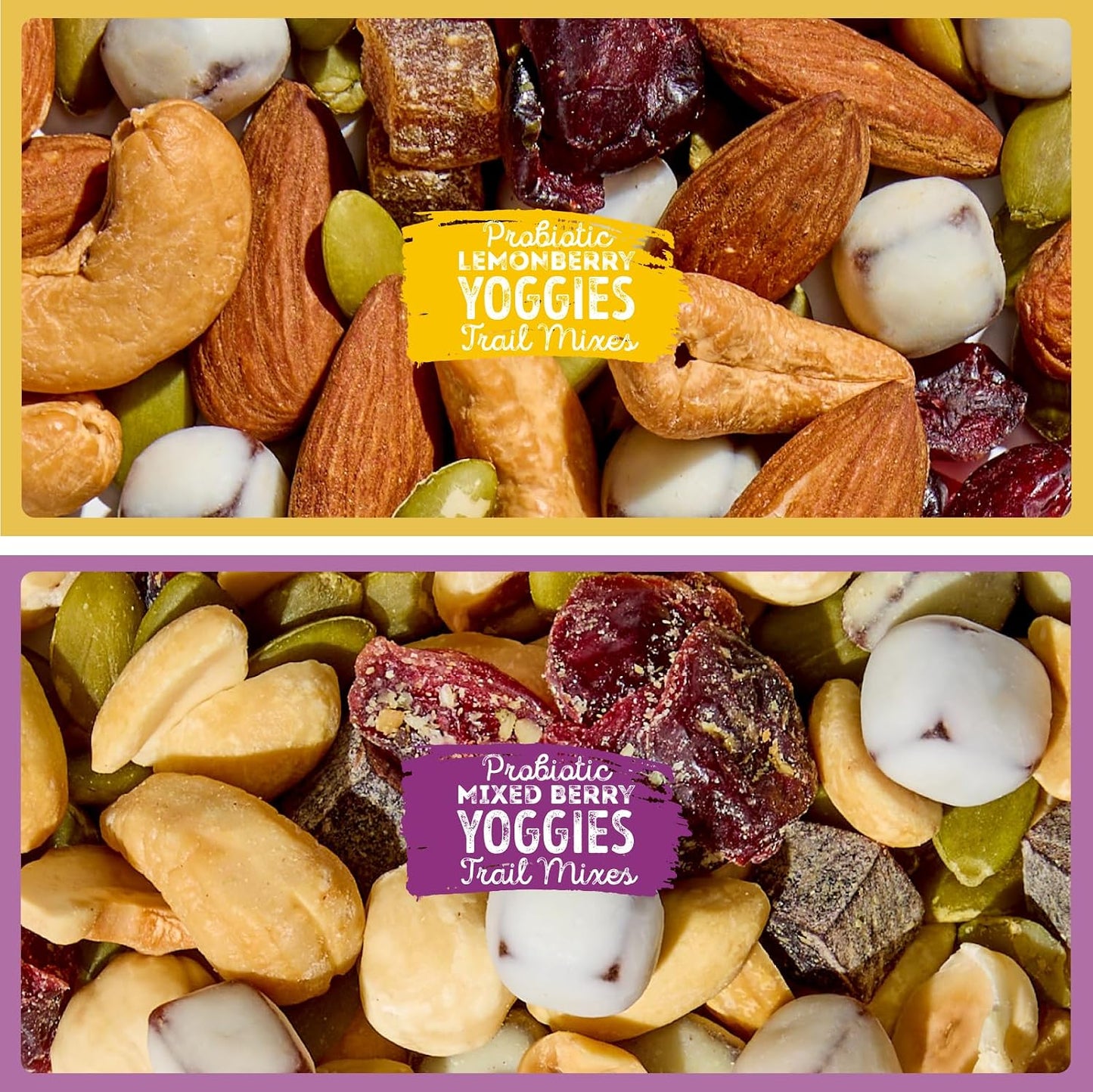 Nature's Garden Probiotic Yoggies Trail Mix Multipack, 24oz Variety Pack