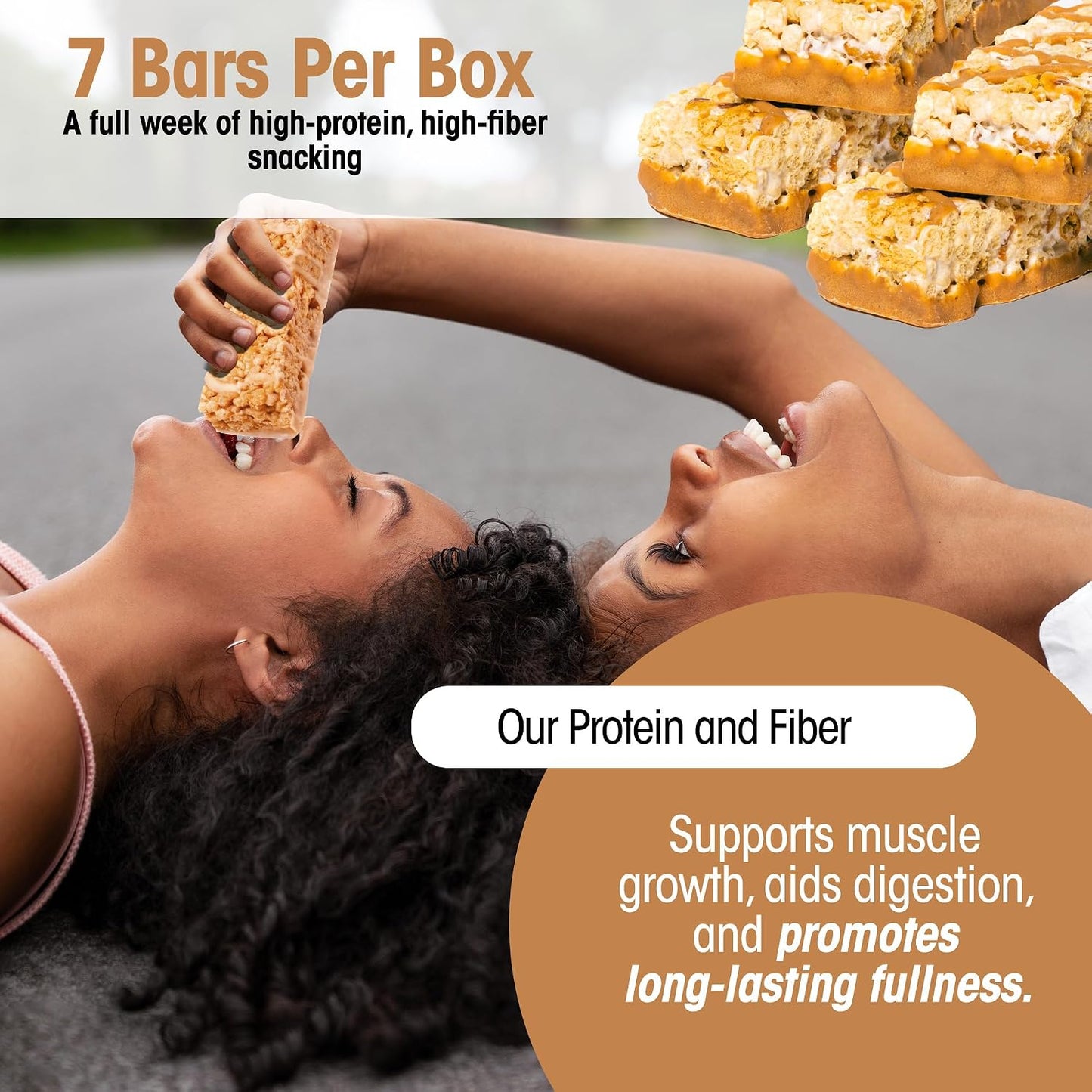 Wonderslim High Fiber Protein Bars for Hunger Control and Satiety