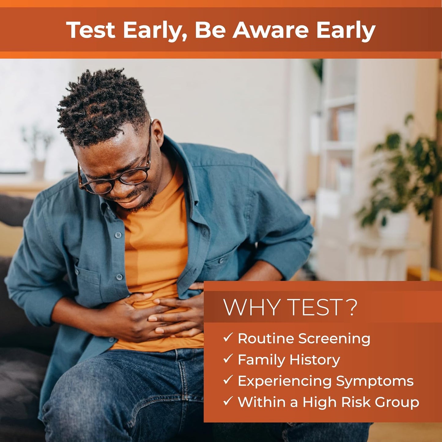 INDICAID iFOB Test, FIT Colon Test, Accurate and Easy at Home