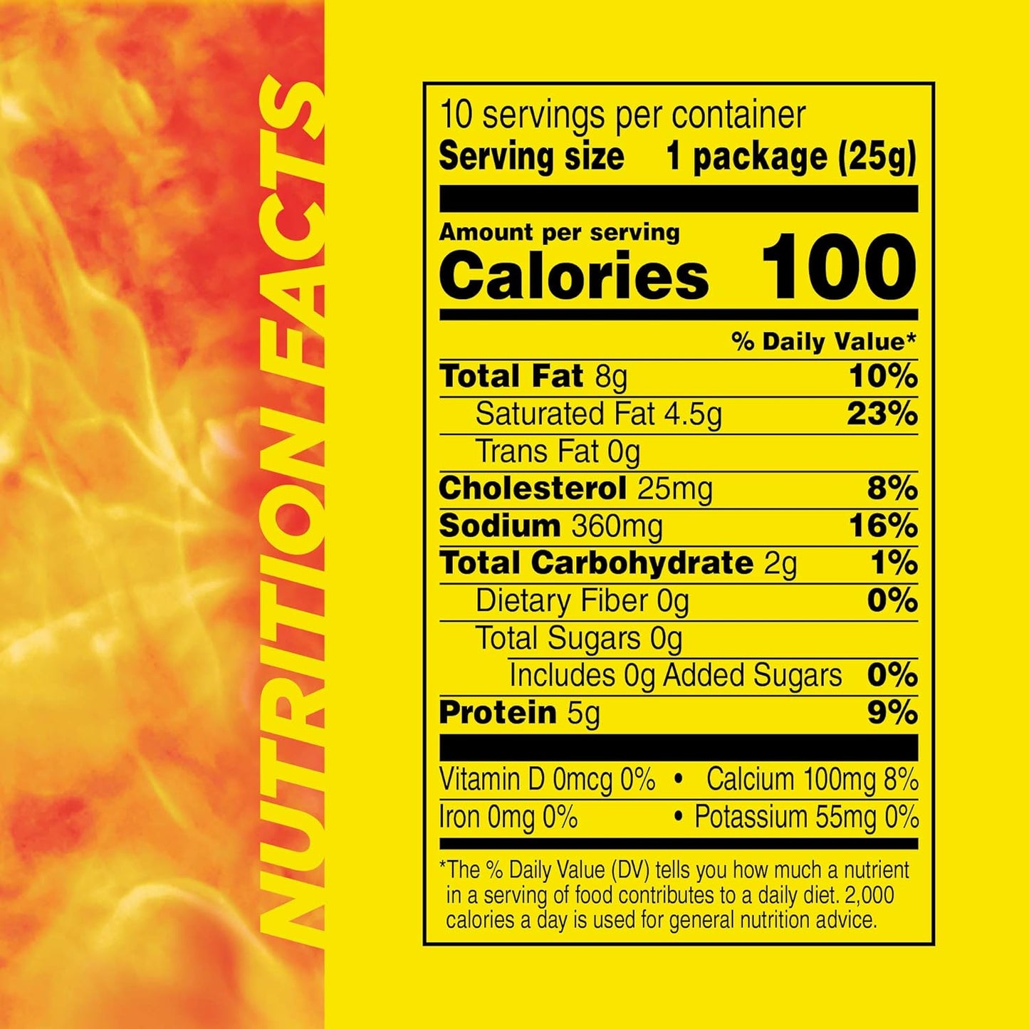 Slim Jim Original 'N Cheese Smoked Meat Sticks, 10 Count, 0.9 oz Each