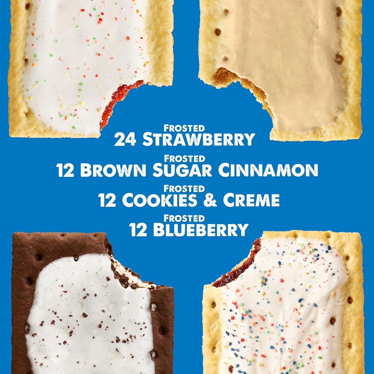 Pop-Tarts Toaster Pastries Variety Pack Breakfast Snacks for Kids and Adults