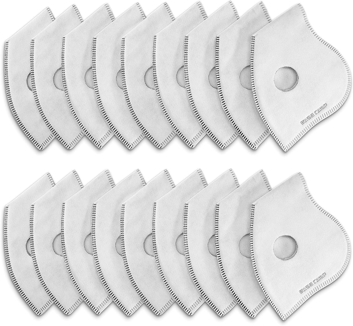BASE CAMP Activated Carbon Replacement Filters for M PRO, M Plus, M Cross, N Plus Masks