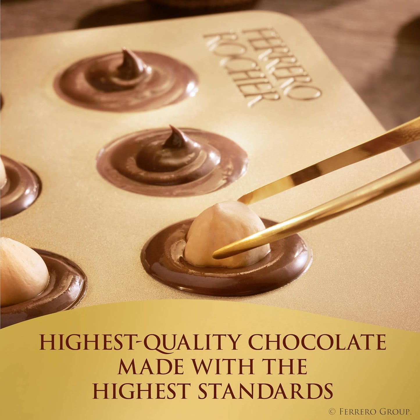 Ferrero Rocher Collection, Fine Hazelnut Milk Chocolates, 24 Count Gift Box, Assorted Coconut Candy and Chocolates, 9.1 oz, Perfect Easter Egg and Basket Stuffers