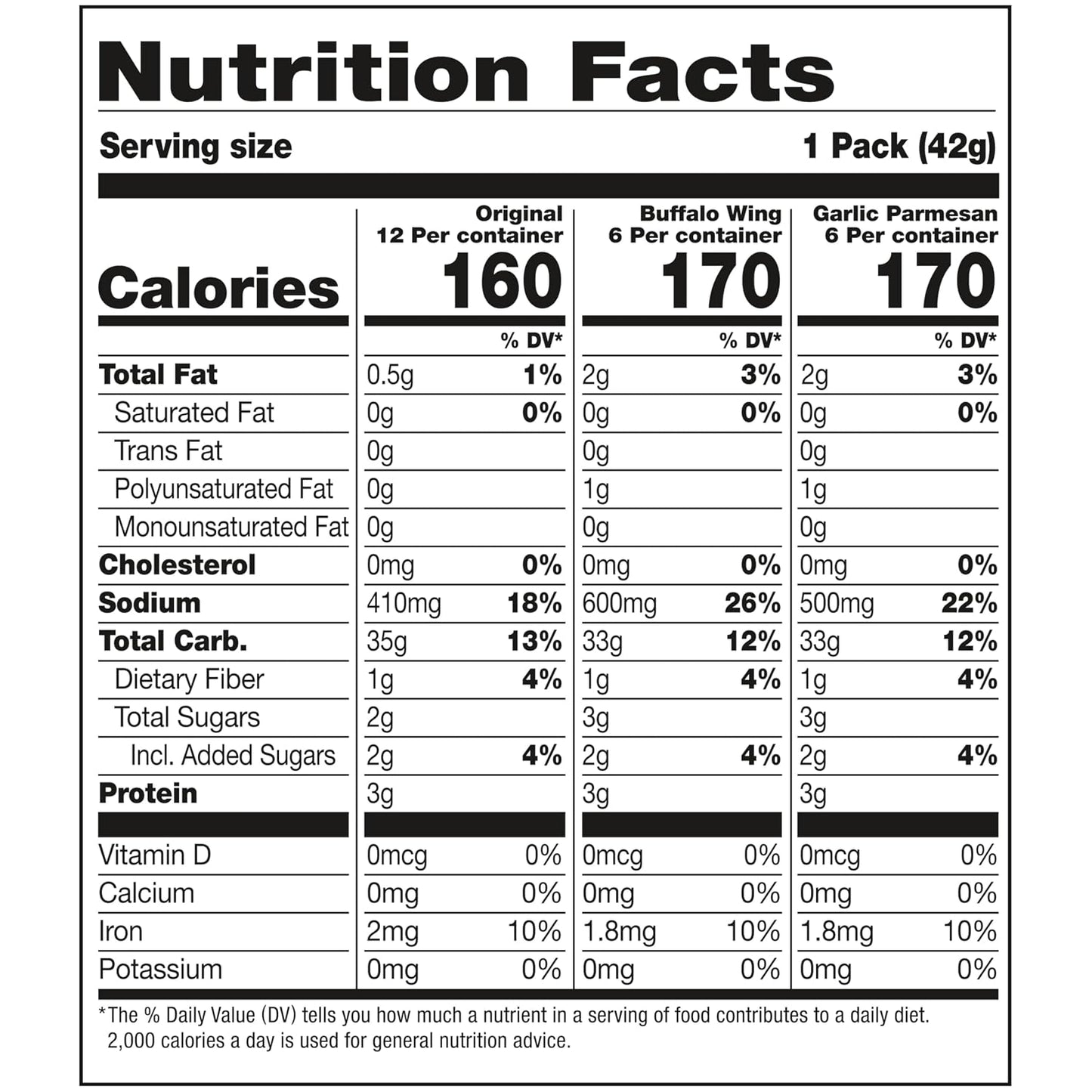 Snack Factory Pretzel Crisps Variety Pack, 24 Individual 1.5 Ounce Bags