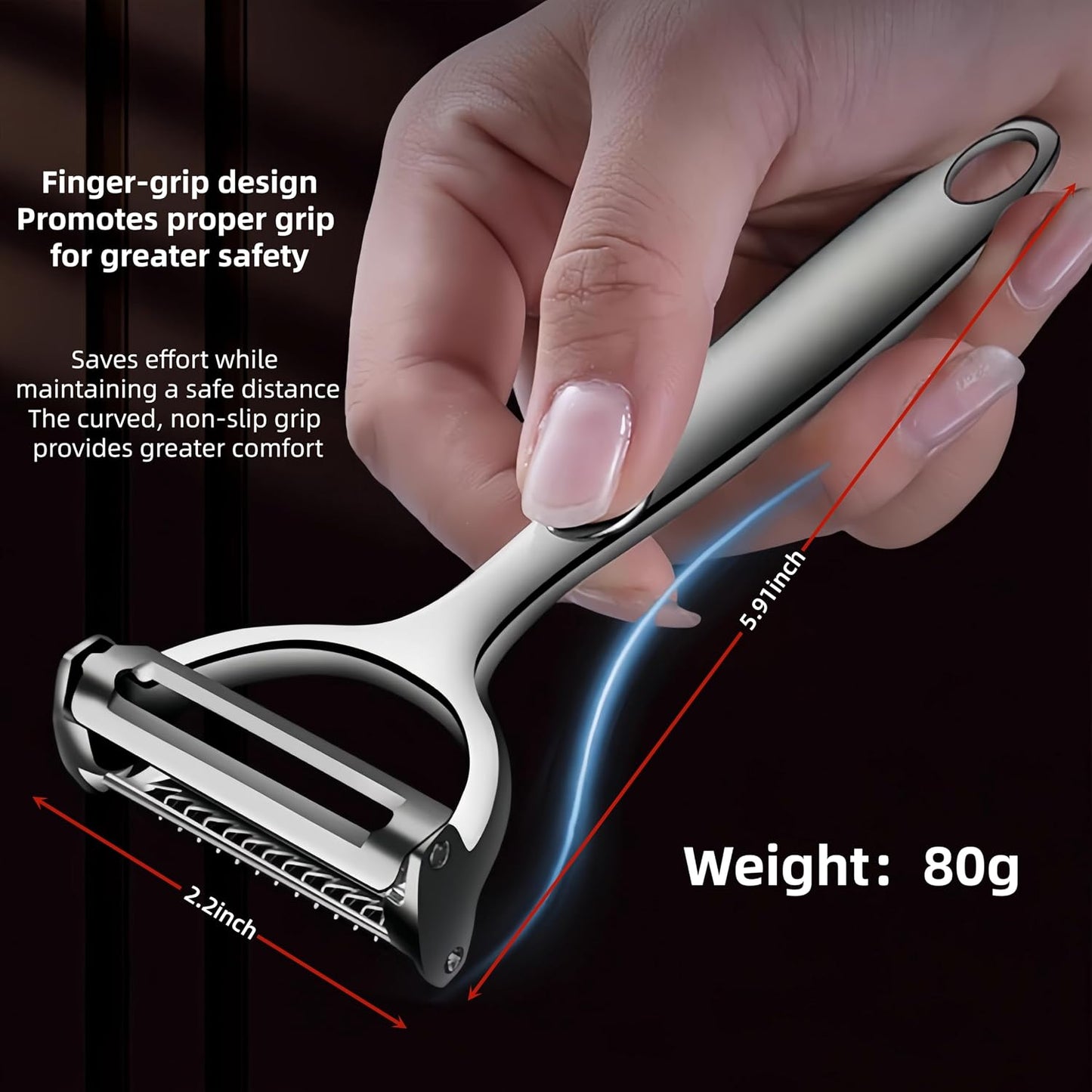 Multifunction Vegetable Peeler Julienne Peeler for Kitchen | stainless steel 2 in 1 julienne vegetable peeler for potato ,cabbage,carrot,cucumber,fruit
