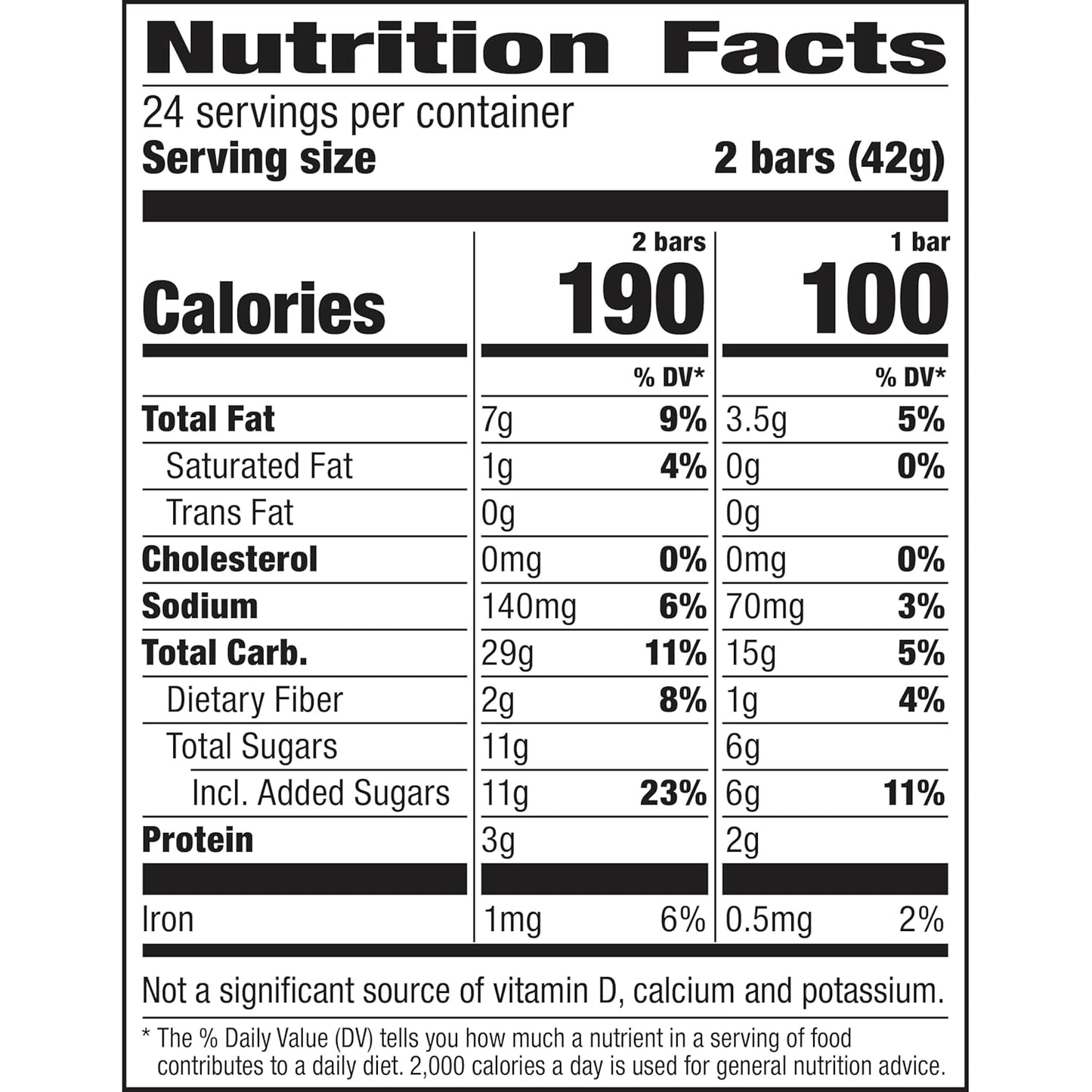 Nature Valley Crunchy Granola Bars, Oats 'n Honey, 48 Count, 35.76 oz