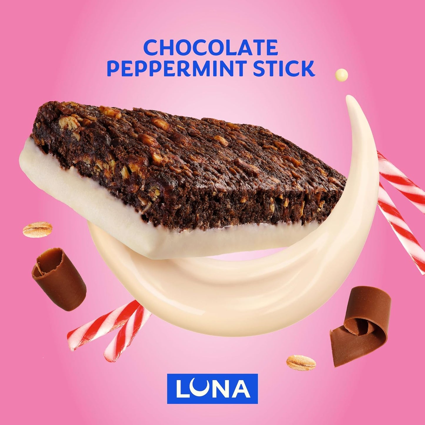 Gluten Free Snack Bars, 12 Pack, Chocolate Peppermint Stick Flavor, Non-GMO, Protein Bars Made with Organic Oats