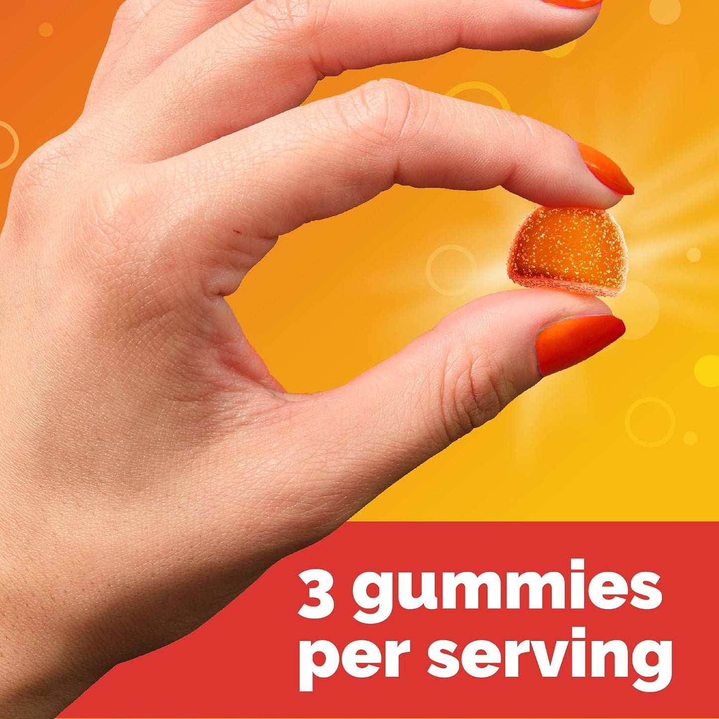 Emergen-C 750mg Vitamin C Gummies for Adults, Immunity with B Vitamins, Gluten Free