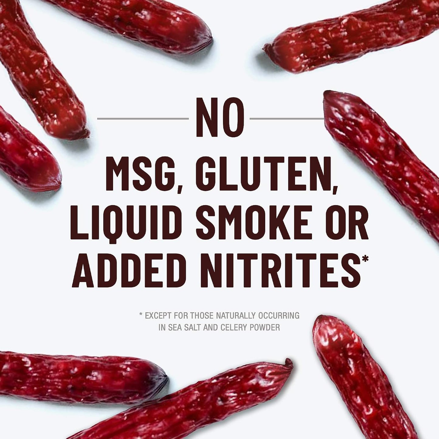 Duke's Pork Hot & Spicy Smoked Shorty Sausages, 16 oz, Gluten-Free Meat Snack