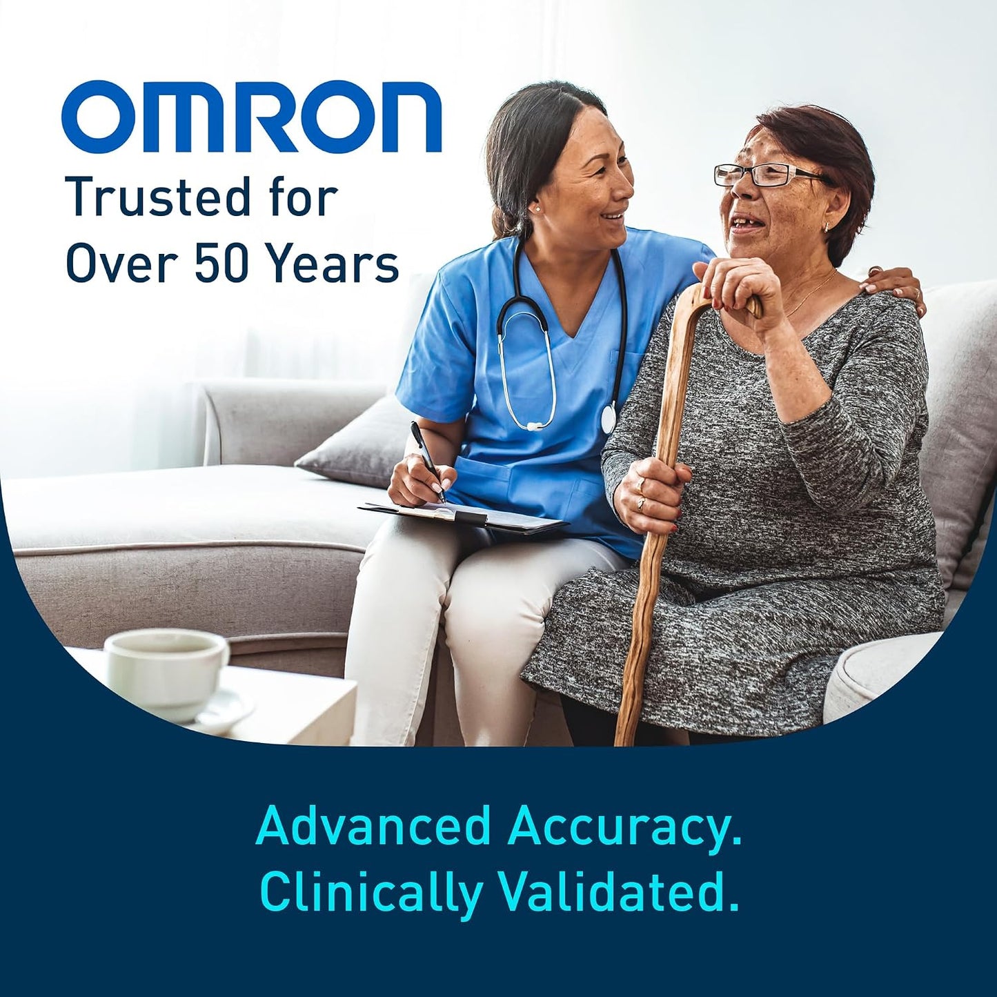 OMRON Iron Upper Arm Blood Pressure Monitor for Home Use
