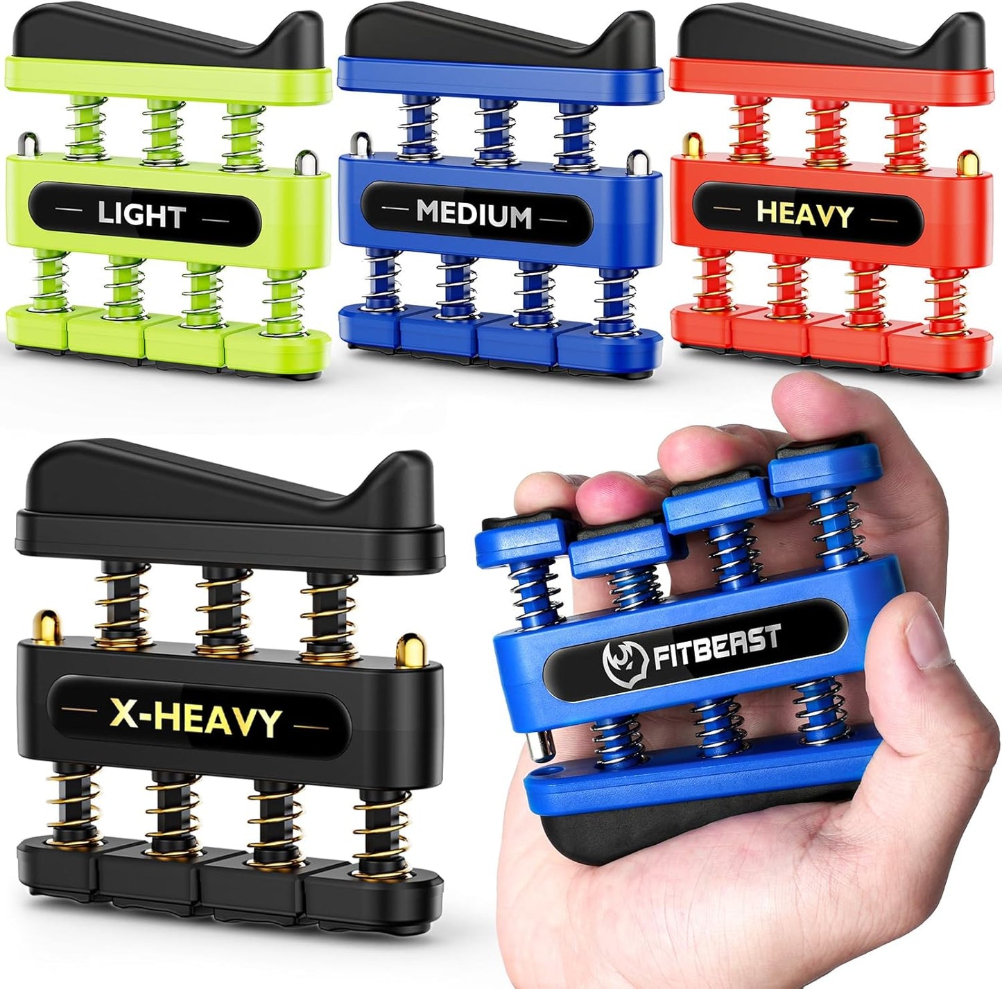 FitBeast Finger Strengthener - Improve Dexterity, Strength & Recovery