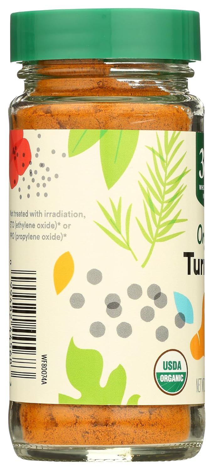 365 by Whole Foods Market, USDA Organic Turmeric Powder in 1.41 oz Container