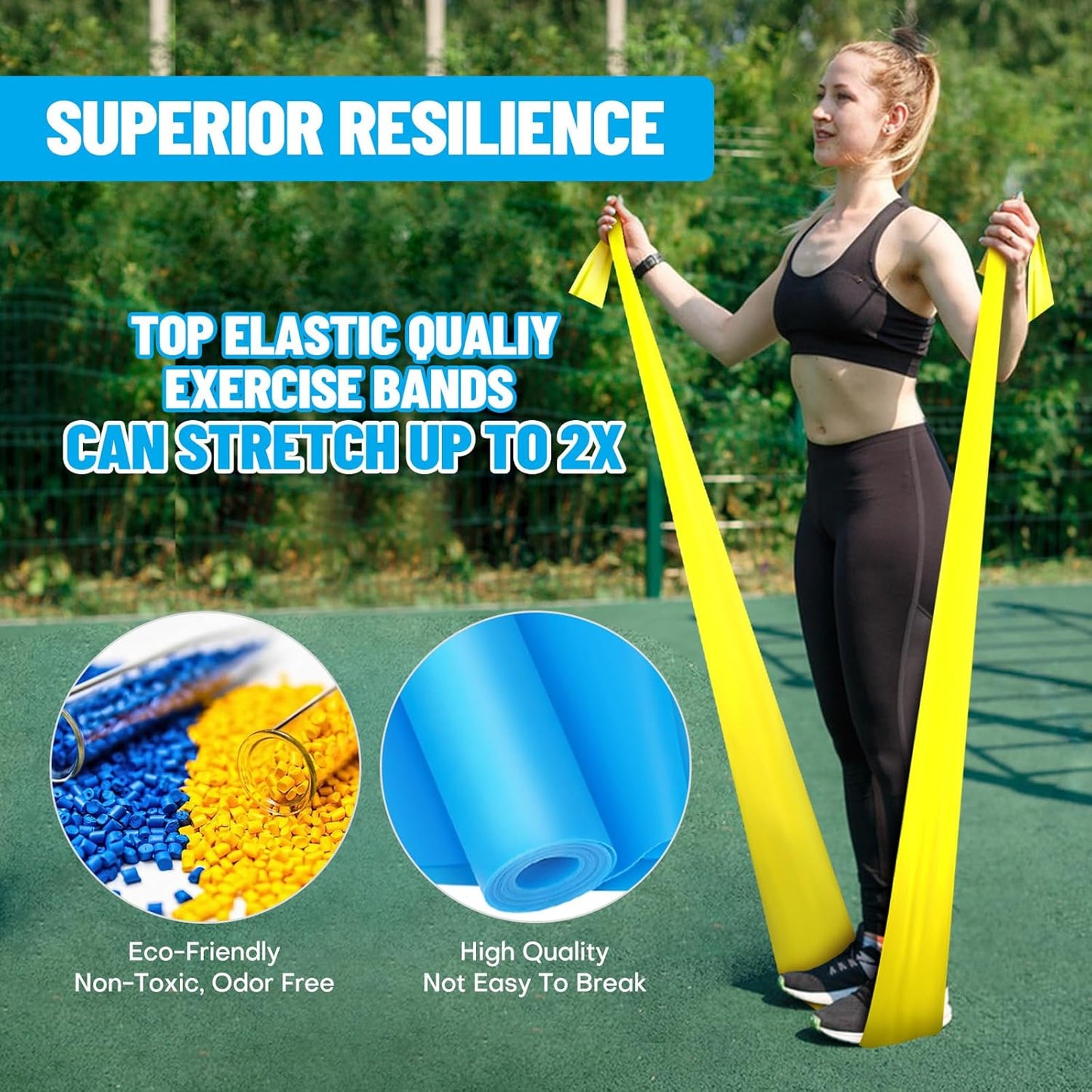 Professional Resistance Bands for Strength Training and Physical Therapy