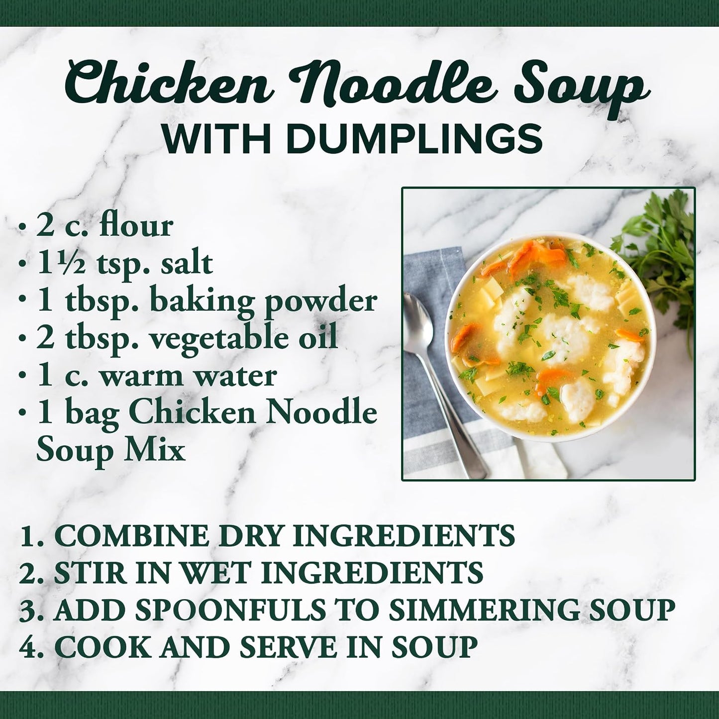 bear creek chicken noodle soup mix 8.4 ounce comfort food easy to prepare
