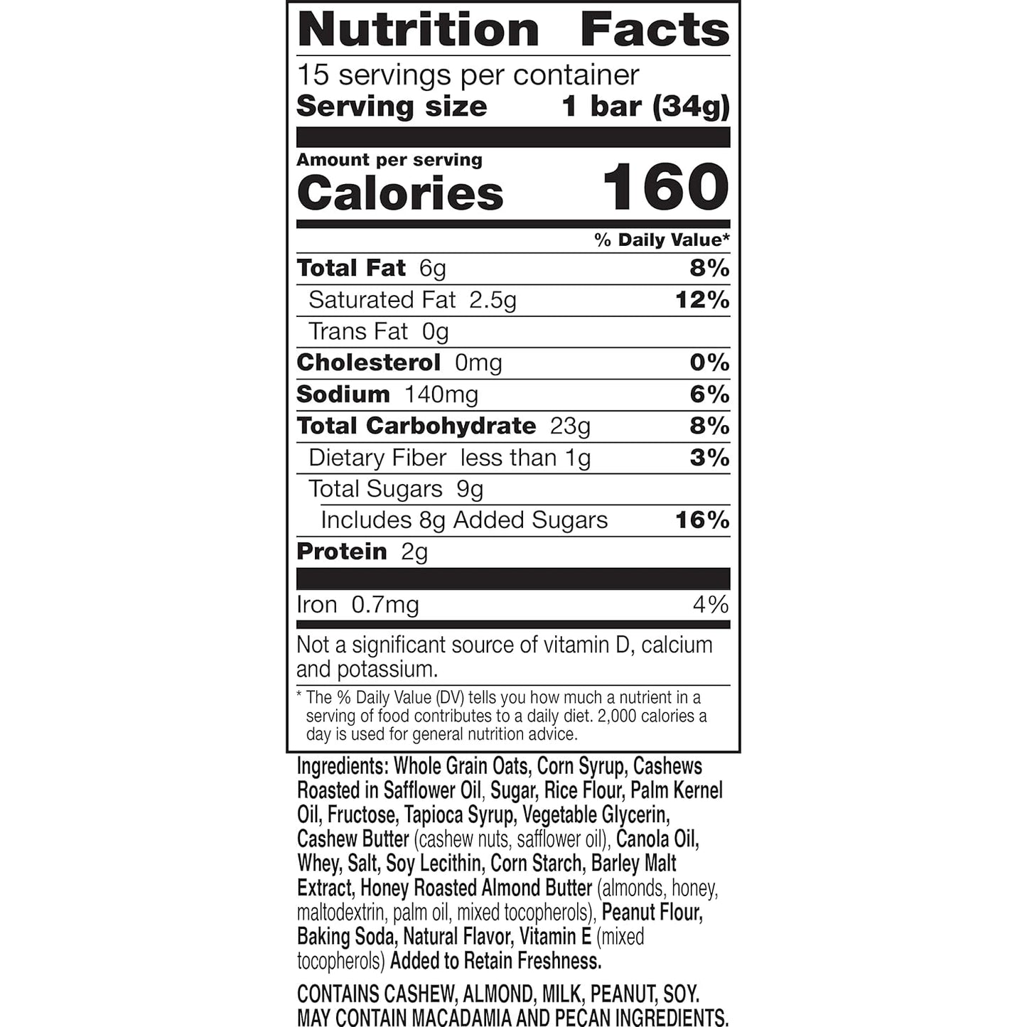 Nature Valley Sweet and Salty Nut Granola Bars, 15 Bars, 18 oz