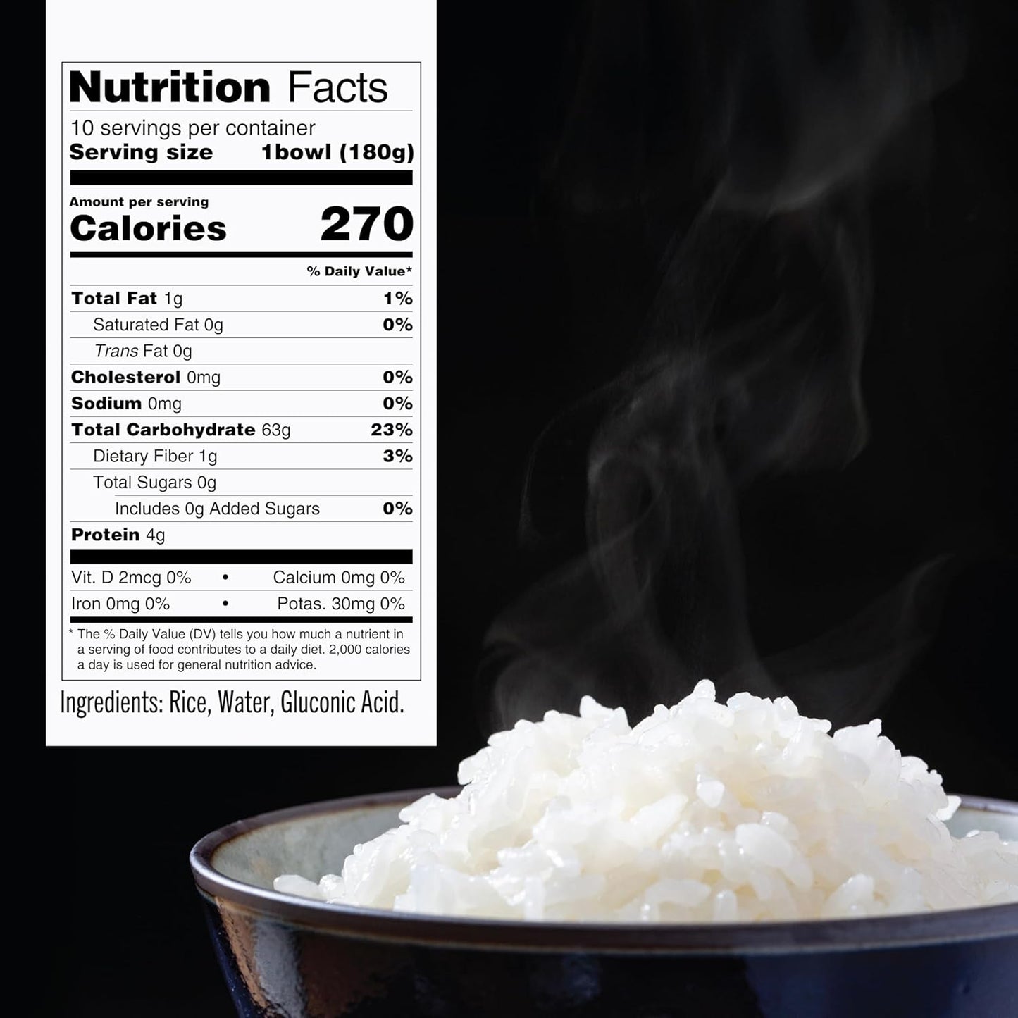 IRIS Instant White Rice (10 Pack), Ultra Premium Japanese Short Grain Sushi Sticky Rice