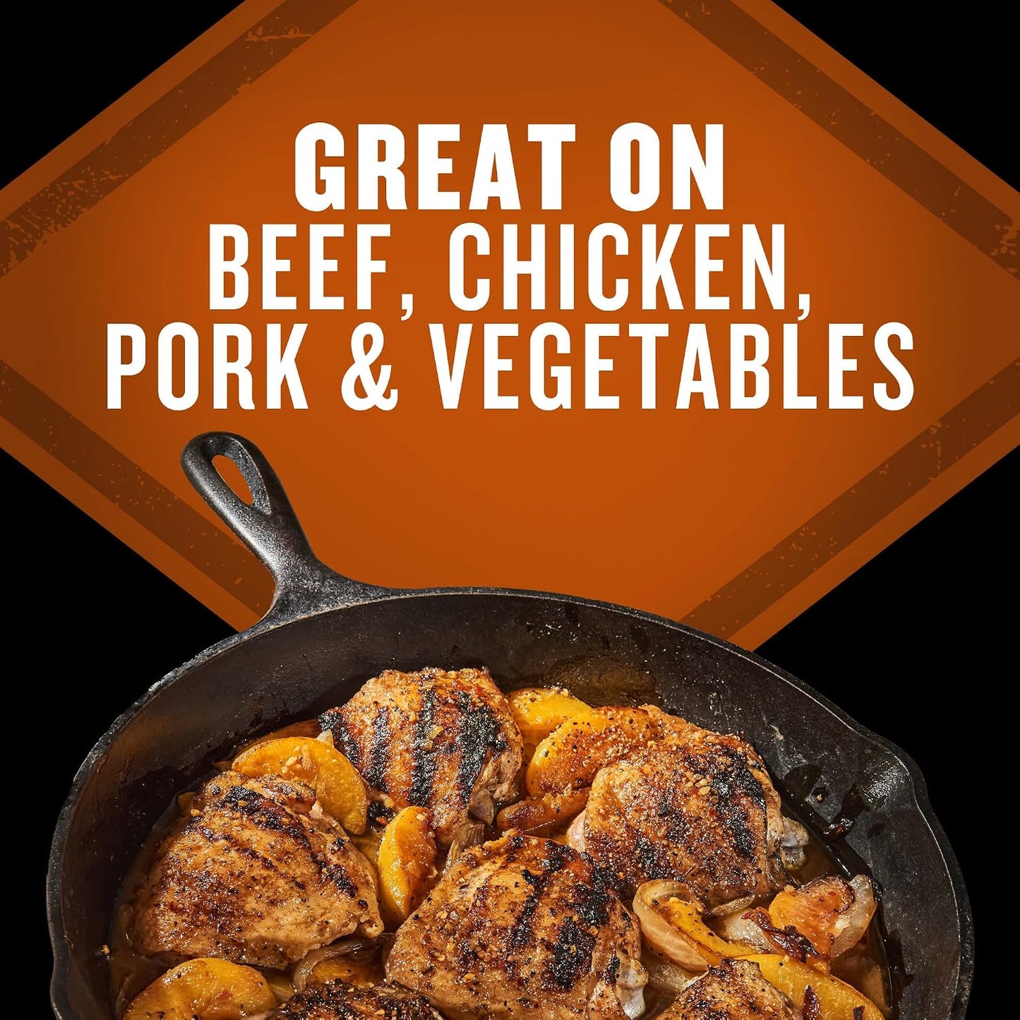 McCormick Grill Mates Brown Sugar Bourbon Seasoning, 9.75oz, sweet and spicy blend for pork, seafood and steak