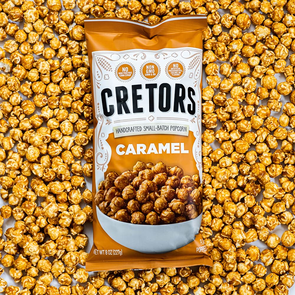 G.H. Cretors' Caramel Corn, 8 Oz, Pack of 6, Gluten Free, Kosher