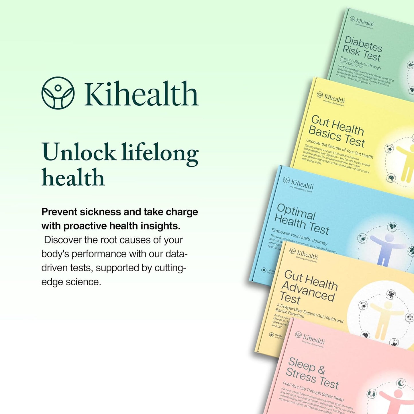 KiHealth Gut Health Advanced Test Comprehensive Stool Kit