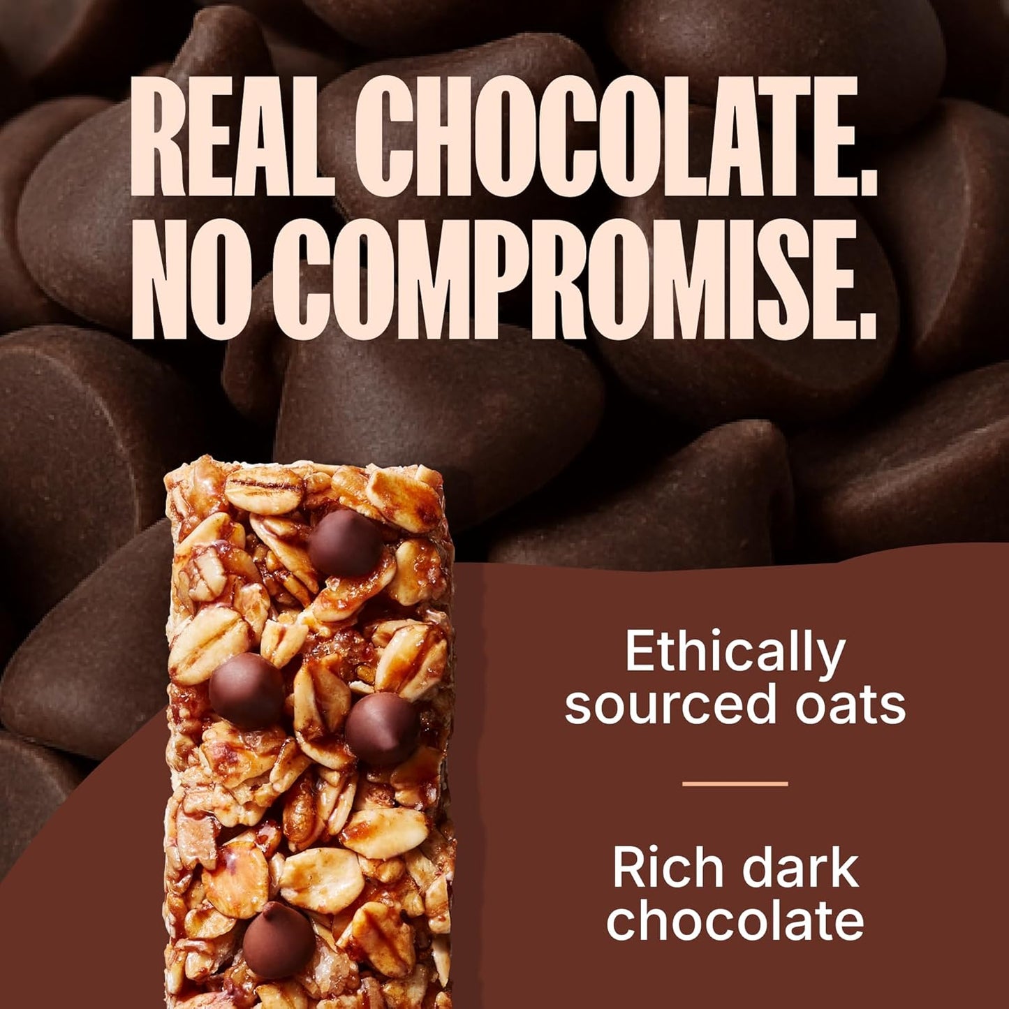 Gluten Free Granola Bars with Dark Chocolate and Vegetable Extracts, 40 Count