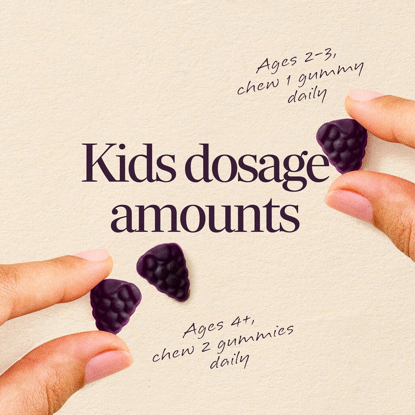Nature's Way Sambucus Kids Elderberry Immune Gummies with Black Elderberry Extract, Daily Immune Support Gummy with Vitamin C and Zinc for Children Ages 2+*, 60 Gummies