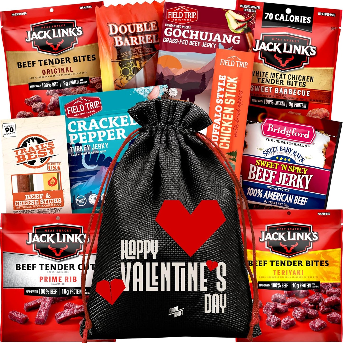 Jerky gift basket for dad, perfect for any occasion, food gift for dad