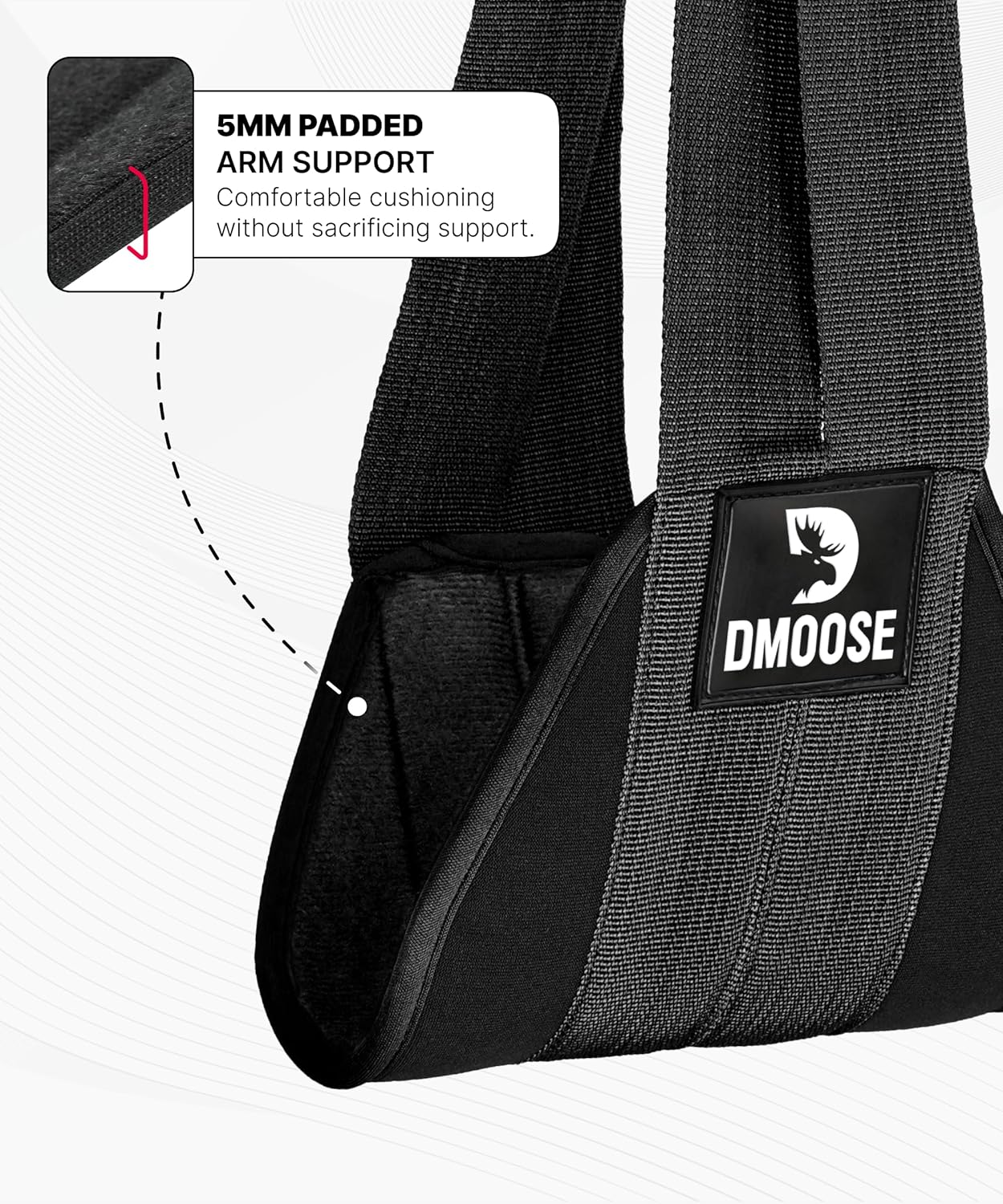 DMoose Fitness Hanging Ab Straps - Soft Padded Straps for Pull Up Bar Core Workouts