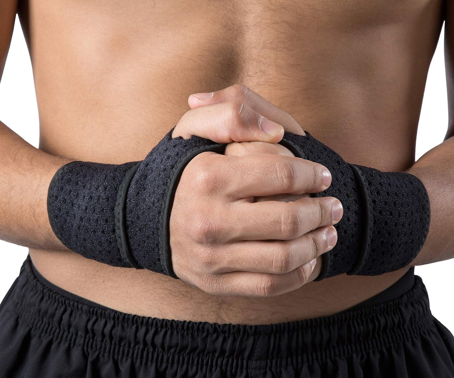 HiRui Wrist Compression Strap and Wrist Brace Sport Wrist Support Black