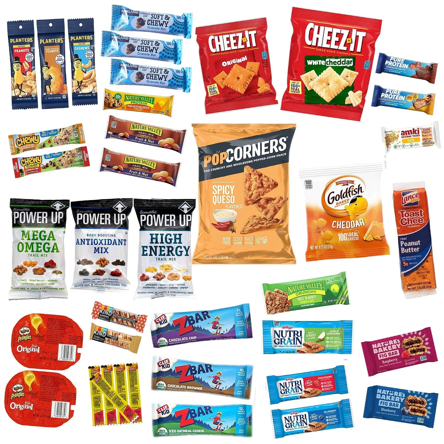 Jumbo Jumble Snack Box Variety Pack for Adults Teens Kids (40 Count)