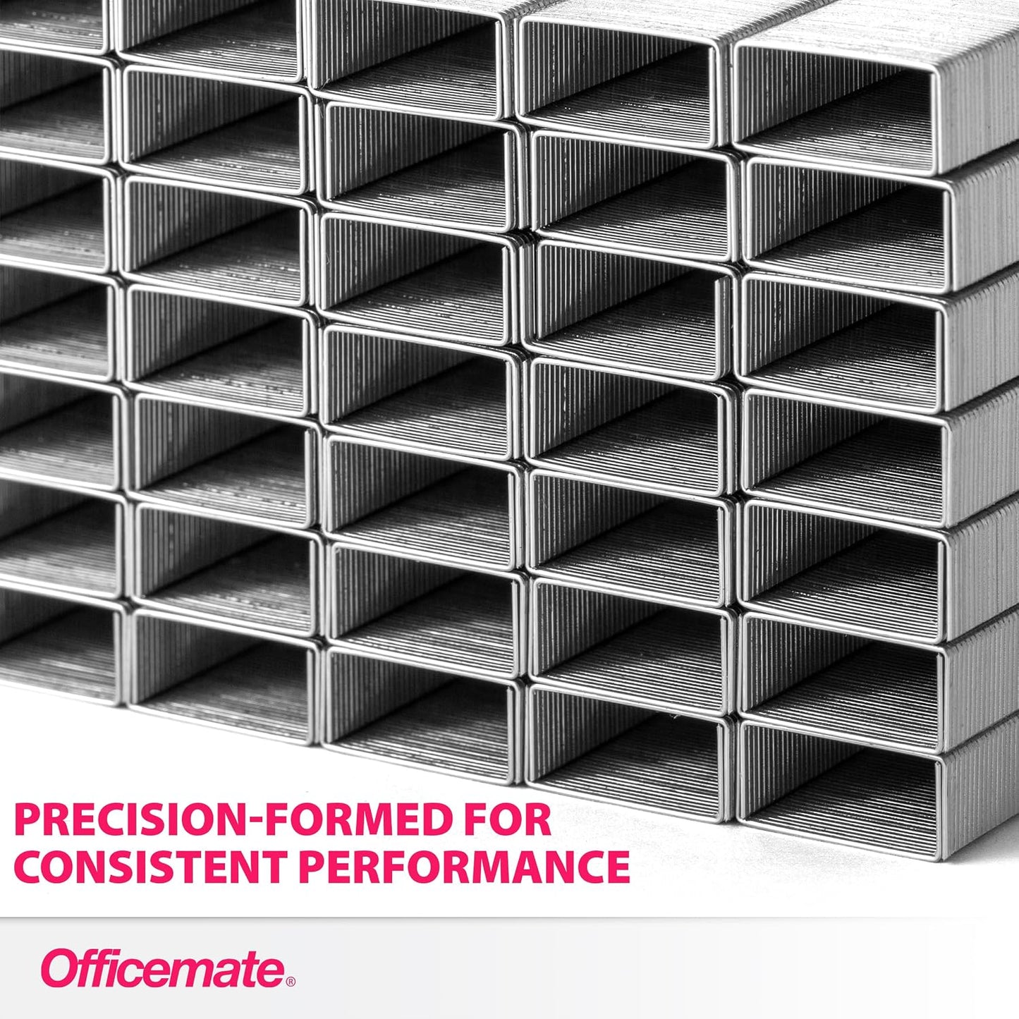 Officemate Standard Staples, 5 Boxes General Purpose Staple, 5000 Staples/Box