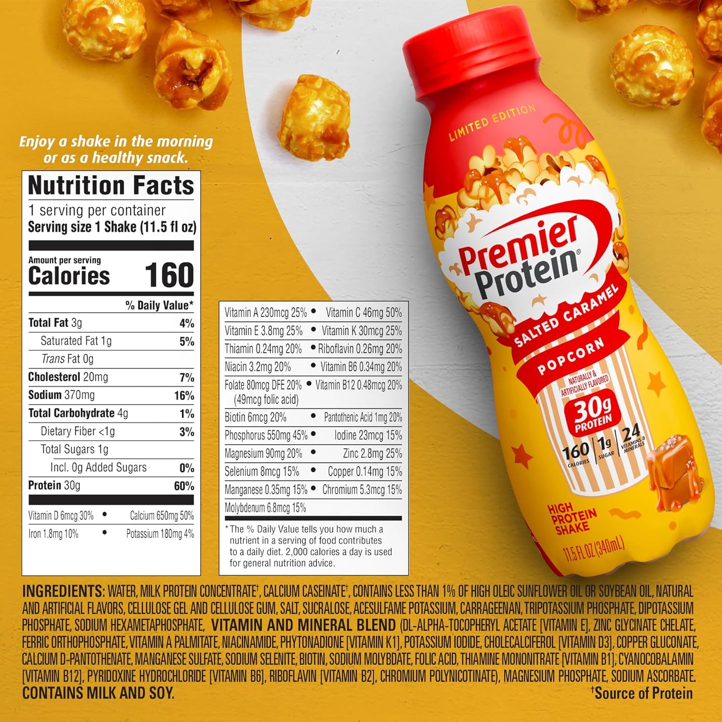 Premier Protein Shake, 30g Protein, 12 Pack, 11.5 fl oz