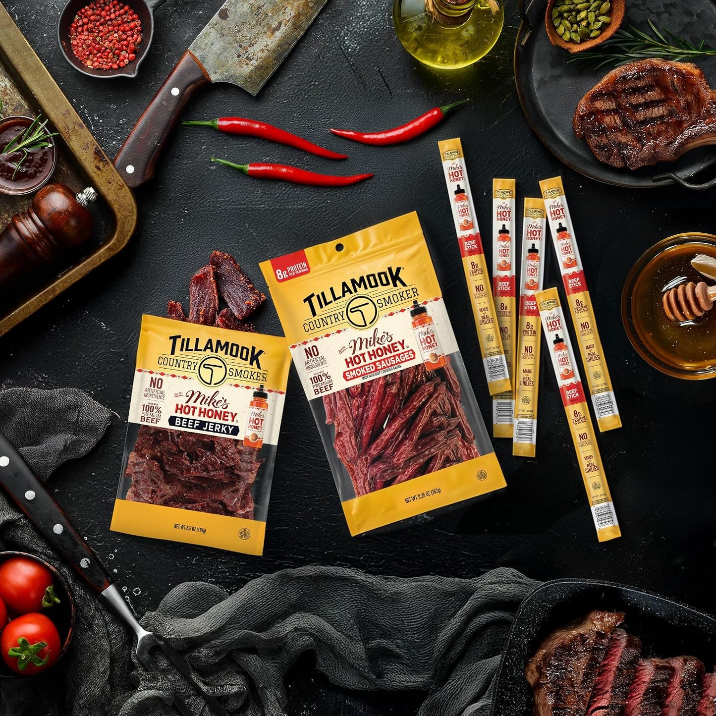 Tillamook Country Smoker 100% Premium Beef Smoked Sausage