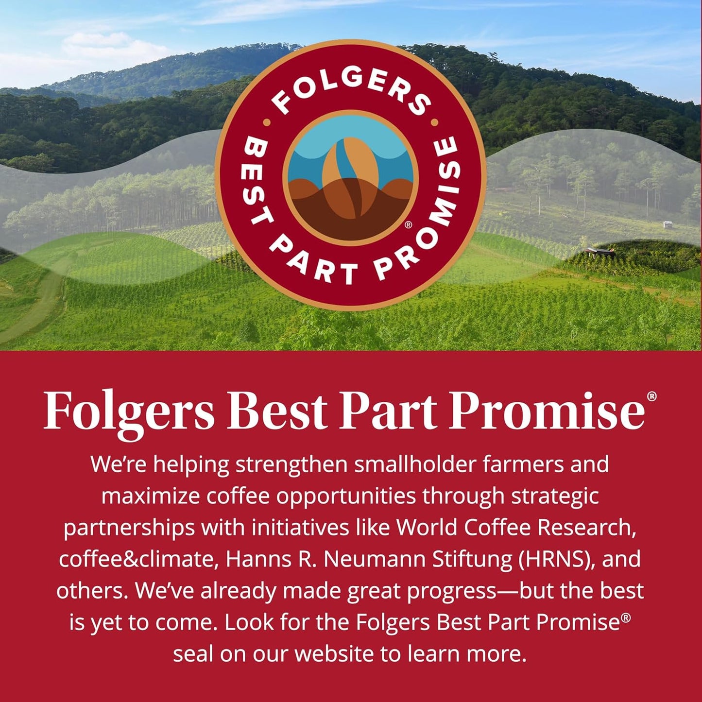 Folgers Classic Roast Medium Roast Coffee Keurig K-Cup Pods 12 Count Boxes Pack of 6